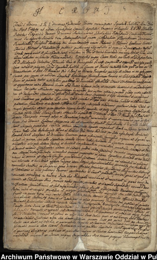 image.from.unit.number "Dekrety i kopie dekretów sądu nuncjatury i kurii rzymskiej oraz kopie umów z lat 1732-1737 dotyczące sporu między opatem Walentym Michałem Żółtowskim a konwentem o podział dóbr i nominację urzędników klasztornych"