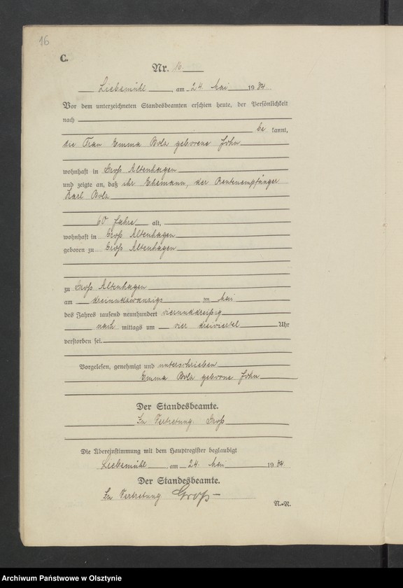 image.from.unit.number "Sterbe-Neben-Register Nr 1 - 32"