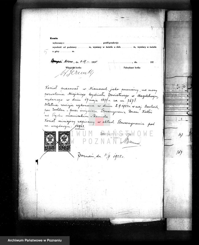 Obraz 9 z jednostki "Majątek Borowo pow. kościański, własność O. Bernuthe nr woj. kotła 5855"