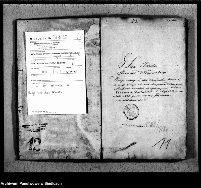 Obraz 3 z jednostki "Akta urodzeń, małżeństw, zgonów"