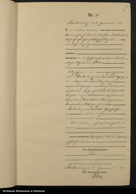 image.from.unit.number "Sterbe-Neben-Register Nr 1 - 376"