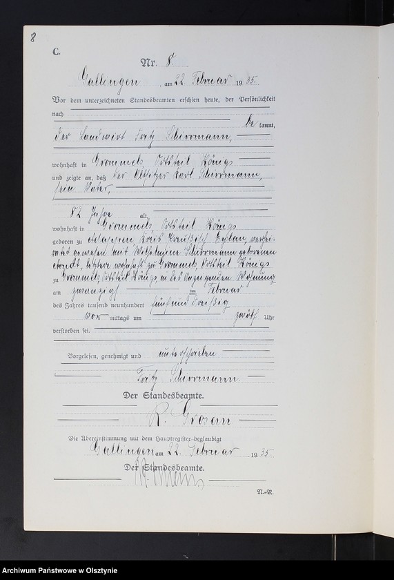 image.from.unit.number "Sterbe-Neben-Register Nr 1 - 26 [ Księga zgonów - wtóropis ]"