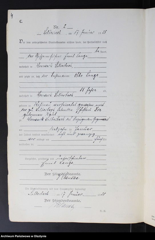 image.from.unit.number "Sterbe-Neben-Register Nr 1 - 28"