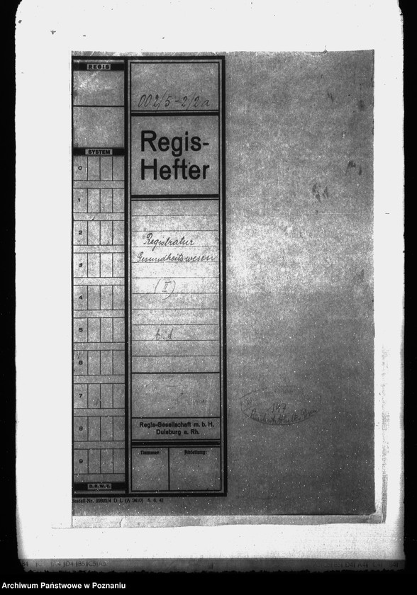 Obraz 4 z jednostki "Registratur- Gesundheitswesen"