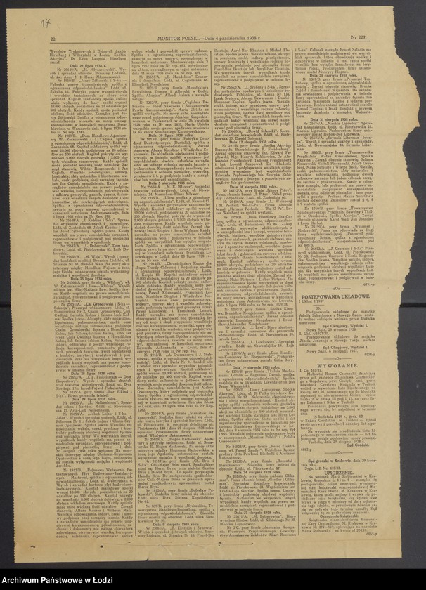 Obraz 19 z jednostki "Jankiel Celler, Icek Szyja Celer- wyrób i sprzedaż ubrań męskich"