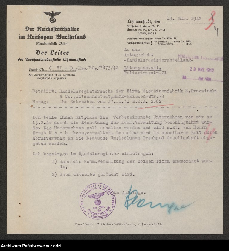 Obraz 6 z jednostki "Konstanty Drzewiński i s-ka – ślusarnia mechaniczna"