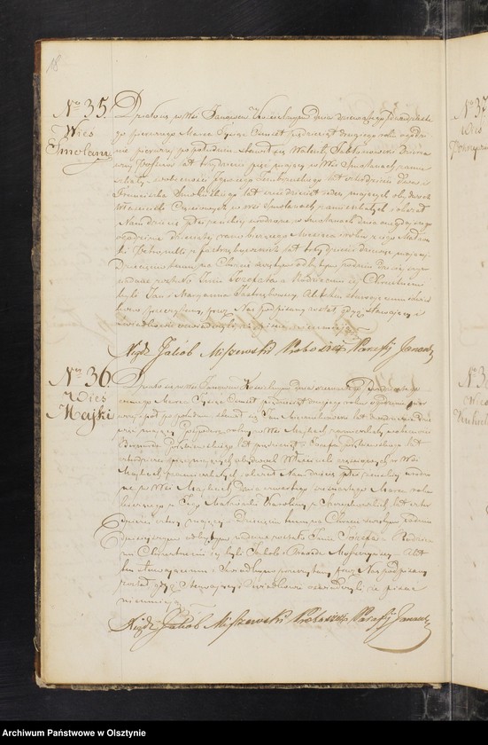 image.from.unit.number "Duplikat Parafii Janowieckiej w Powiecie Mławskim Gubernii Płockiej na Rok 1852"