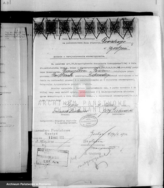 Obraz 12 z jednostki "/Towarzystwo Przemysłowe w Poniecu powiatu gostyńskiego/"