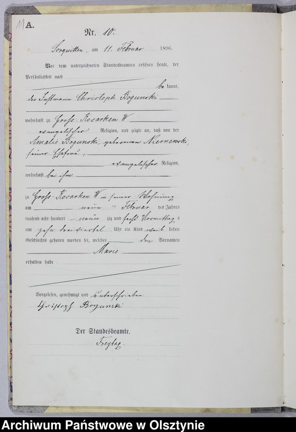 image.from.unit.number "Geburts-Haupt-Register Nr 1 - 118"