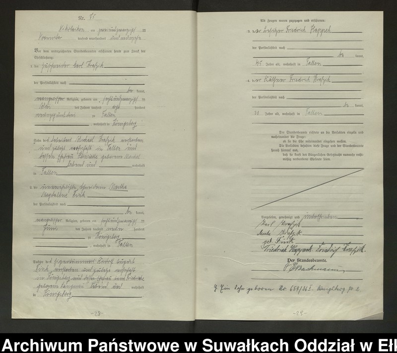 image.from.unit.number "Heirats=Haupt=Register des Königlichen Preussischen Standes-Amtes Nikolaiken Kreis Sensburg"
