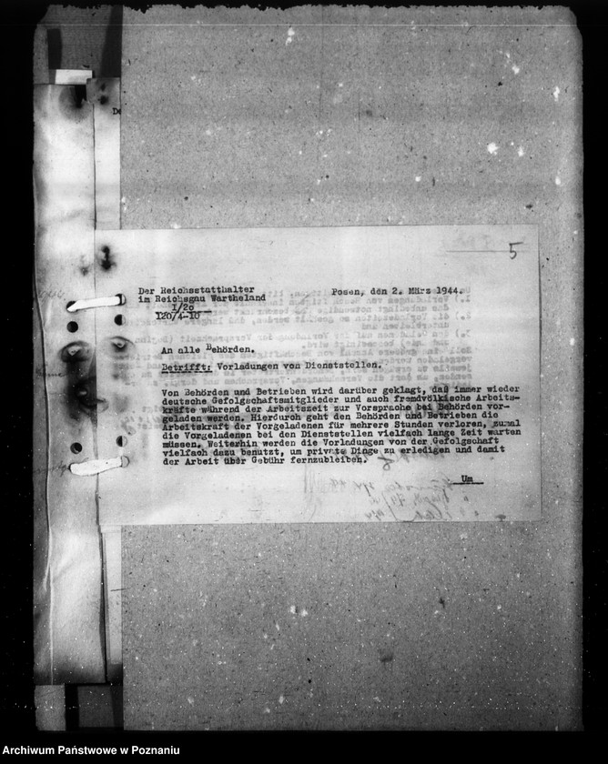 Obraz 10 z jednostki "Zarządzenia w sprawach personalnych"