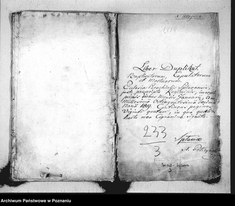 Obraz 2 z jednostki "Liber baptisatorum, copulatorum, mortuorum"