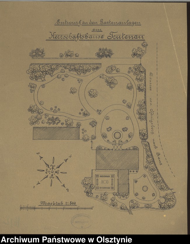 image.from.unit.number "Entwurf zu den Gartenanlagen am Herrschaftshause Trutenau"