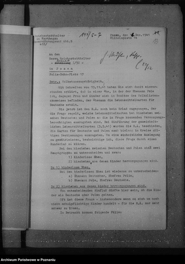 Obraz 17 z jednostki "Lebensmittel, Kleiderkarten, Schulbesuch, vermögensrechtliche Behandlung"