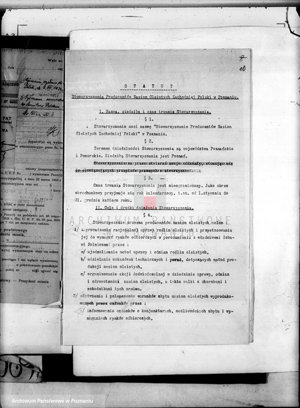 Obraz 15 z jednostki "Stowarzyszenie Producentów Nasion Oleistych Zachodniej Polski w Poznaniu"