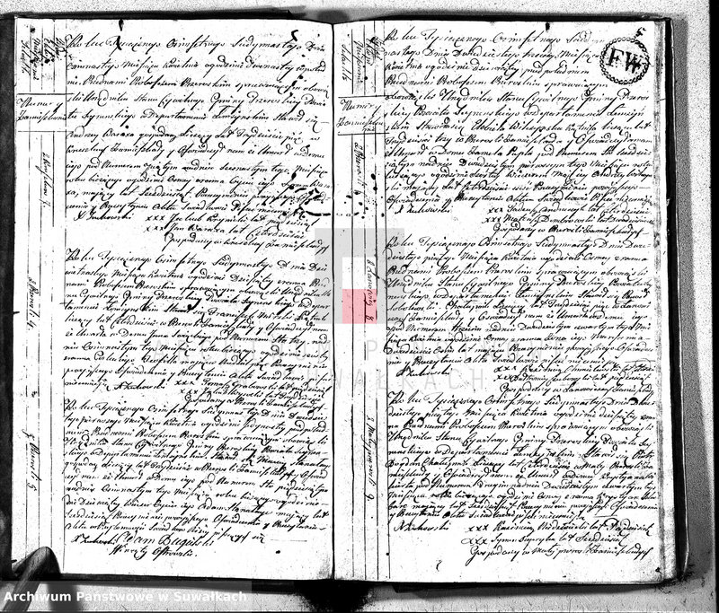 image.from.unit.number "Akta Gminy Przeroslskiey Zeszłych od Dnia 1- wszego Stycznia Roku 1817"