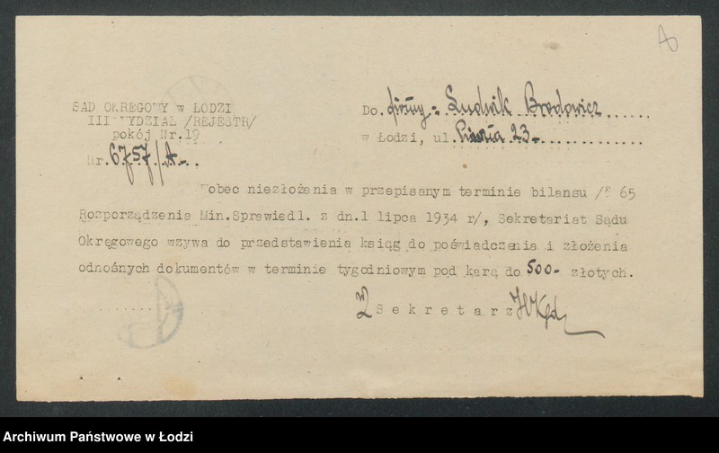 Obraz 10 z jednostki "Ludwik Brodowicz – sklep kolonialno-spożywczy"