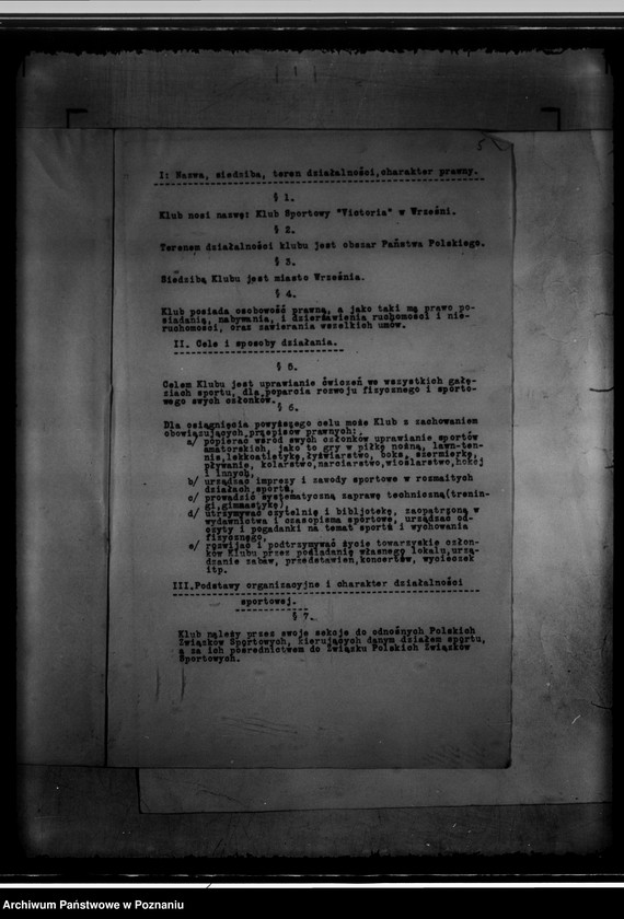 Obraz 9 z jednostki "/Klub Sportowy,,Victoria" we Wrześni/"