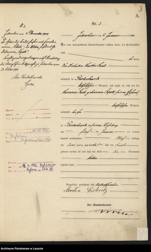 Obraz 6 z jednostki "[Księga urodzeń]"