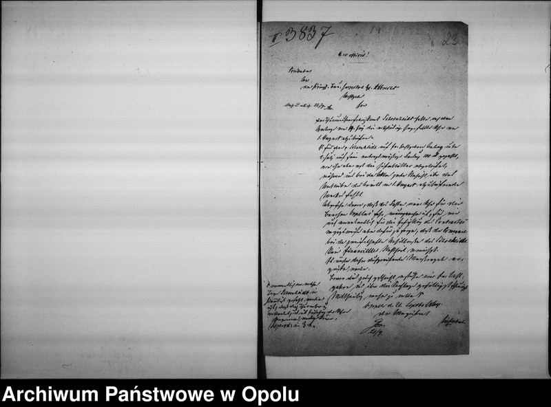 Obraz 18 z jednostki "Acta des Magistrats zu Oppeln betreffend: die Reparatur der Thurm-Uhr durch Garbe und Schoenheid und Anfertigung einer Neuen durch C. Weiss de Anno 1844"