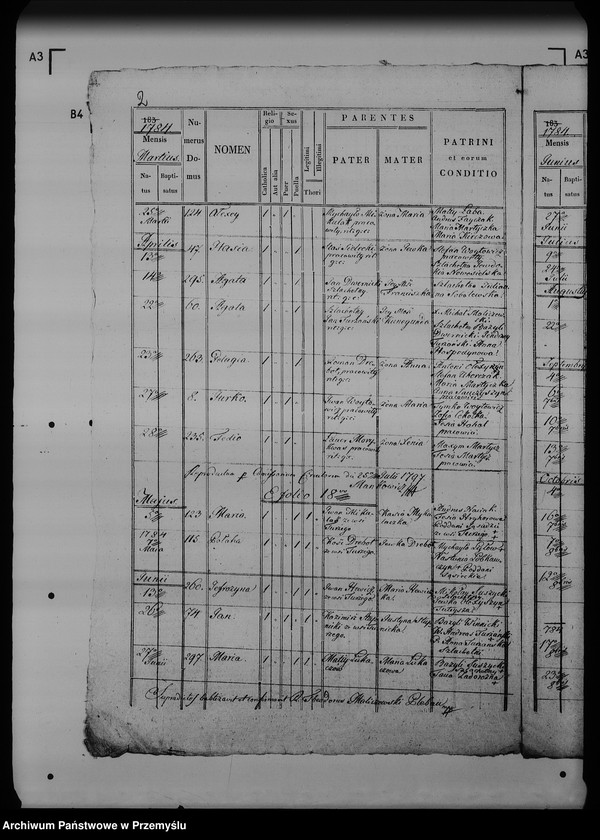 Obraz 6 z jednostki "[Kopie ksiąg metrykalnych parafii Turze (dekanat Rozłucz)]"