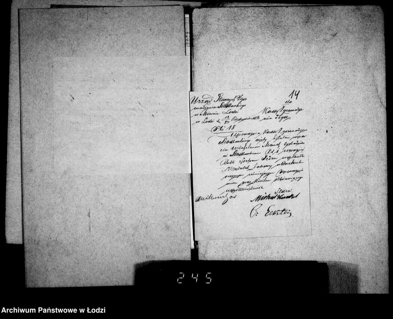 Obraz 14 z jednostki "Rachunek z funduszu Kasy Zgromadzenia Siodlarskiego w mieście Łodzi"