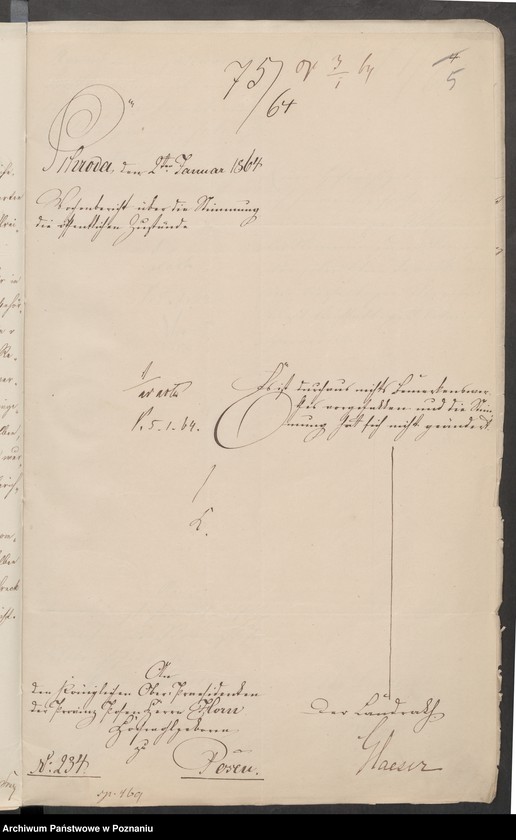 Obraz 9 z jednostki "Die von den Landräten der polnischen Grenzkreise über die öffentlichen Zustände zu erstattenden Wochenberichte."