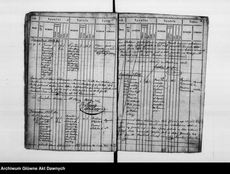 image.from.unit.number "Parafia: Chodorów. Dekanat: Świrz. Księga metrykalna ślubów dla wsi Dobrowlany."