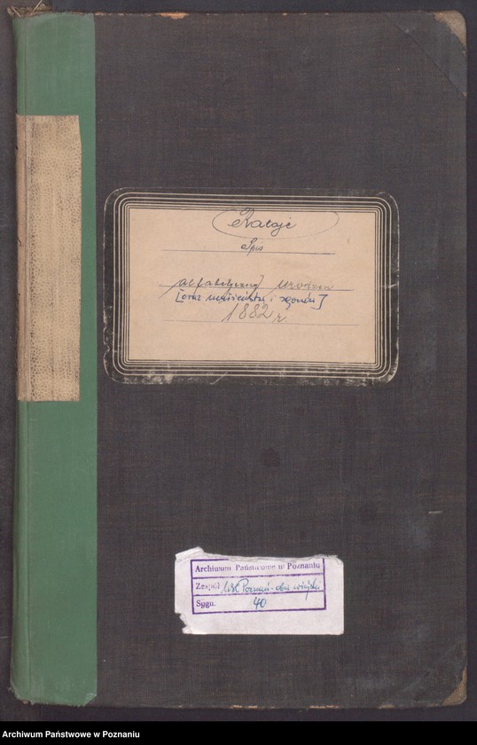 Obraz 3 z jednostki "Rejestr urodzeń, małżeństw, zgonów"