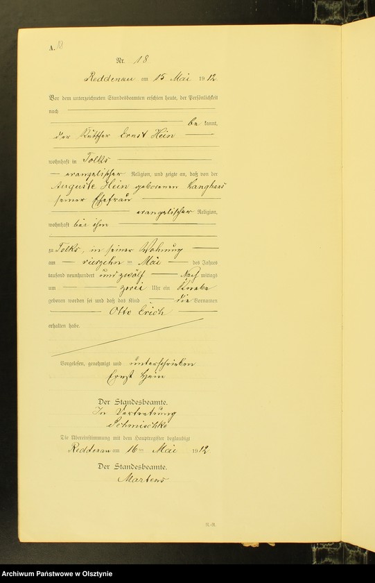 image.from.unit.number "Geburts-Neben-Register Nr 1 - 49 [Księga urodzeń - wtóropis ]"