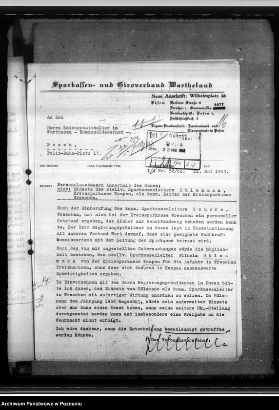 Obraz 20 z jednostki "Sparkassen und Giroverband Wartheland"