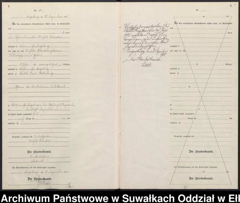 image.from.unit.number "Sterbe-Neben-Register des Preussischen Standes-Amtes Angerburg Kreis Angerburg Band II"