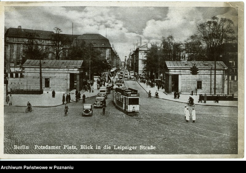 Obraz 1 z jednostki "Berlin Potsdamer Platz, Blic in die Leipziger Strasse"