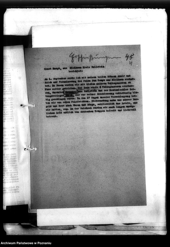 Obraz 8 z jednostki "Berichte über Verhaftungen, Misshandlungen usw."