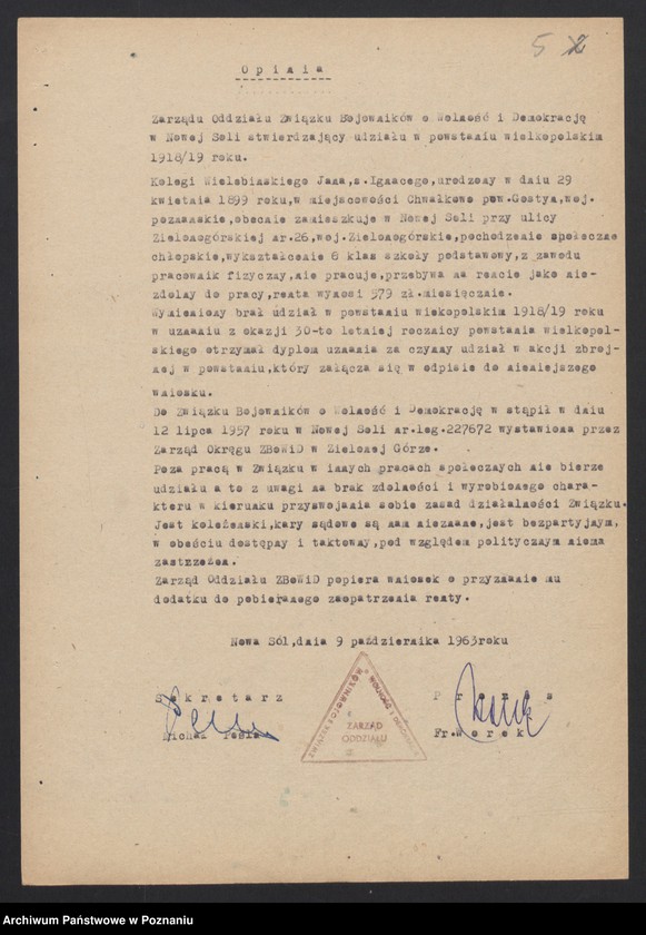 Obraz 17 z jednostki "Życiorysy powstańców wielkopolskich: W - tom lV /Wielobiński Jan - Witczak Marcin/."