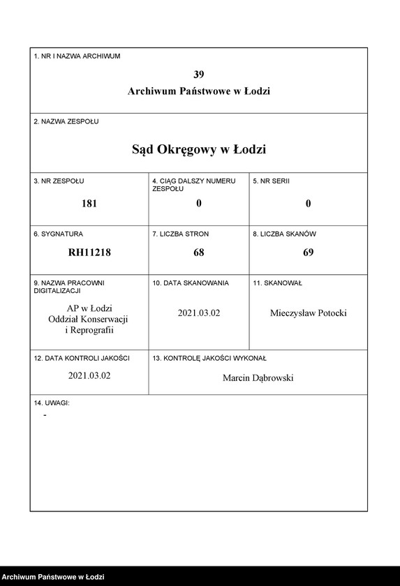 Obraz 1 z jednostki "Mordka Urbajtel- sprzedaż manufaktury"