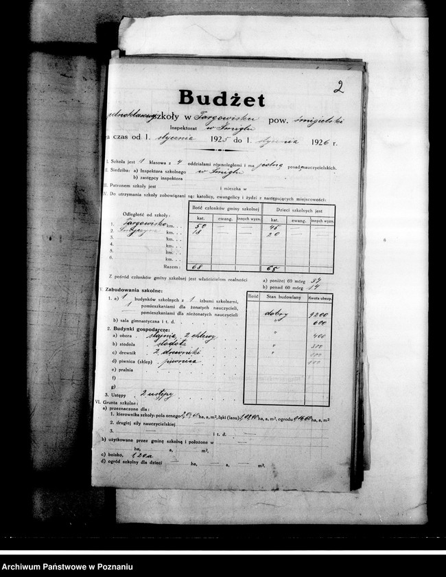 Obraz 5 z jednostki "Szkoła Powszechna- Targowiska, powiat Śmigiel"