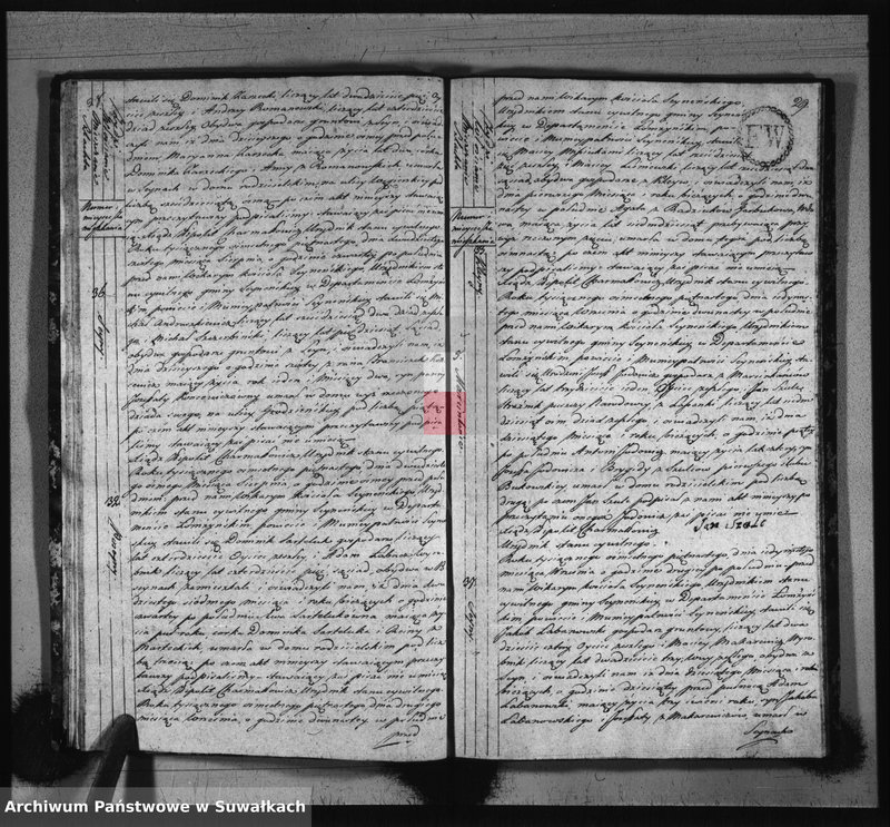 image.from.unit.number "Akta stanu cywilnego zeszłych w gminie seyneńskiey od 1-go stycznia 1815 roku."