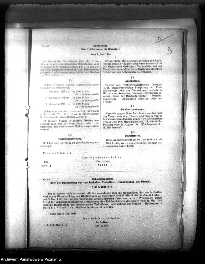 Obraz 7 z jednostki "Verordnungsblatt Nr. 9"