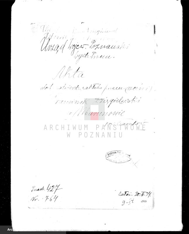 Obraz 4 z jednostki "Zatwierdzenie zakładu przemysłowo /rzeźni/ Far. Dzięgielewski w Marunowie pow. czarnkowski"