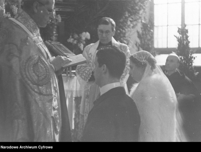 image.from.unit.number "Ślub hrabiego Kazimierza Mycielskiego z hrabianką Różą Potocką"