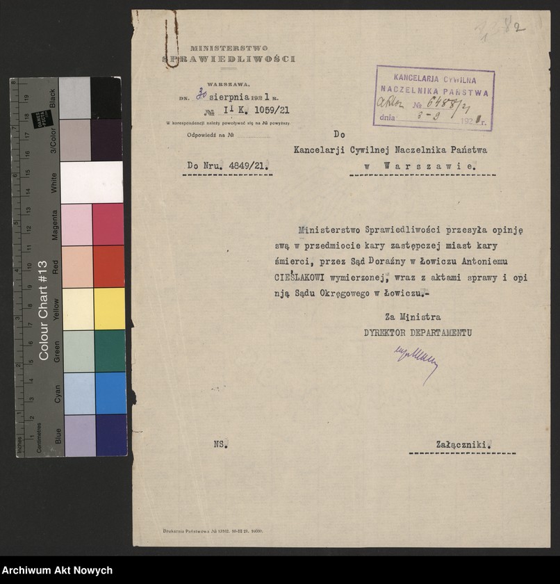 image.from.unit.number "Ułaskawienia z b. Kongresówki - uwzględnione, dotyczące: zabójstw, napadów, oporu wobec urzędnika, kradzieży, łapówkarstwa, defraudacji leśnej, tajnego gorzelnictwa."