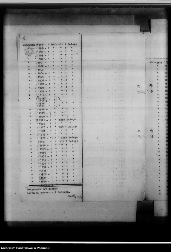 Obraz 12 z jednostki "Register der Juden, Dissidenten und Kirchenbuchduplikate [powiat kaliski]"