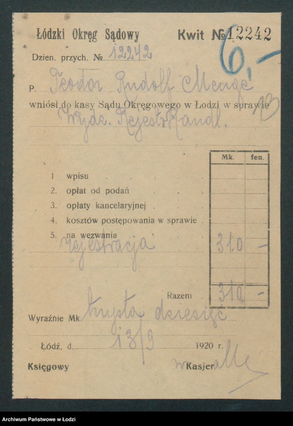 Obraz 15 z jednostki "„Teodor Rudolf Menge” – sprzedaż manufaktury"