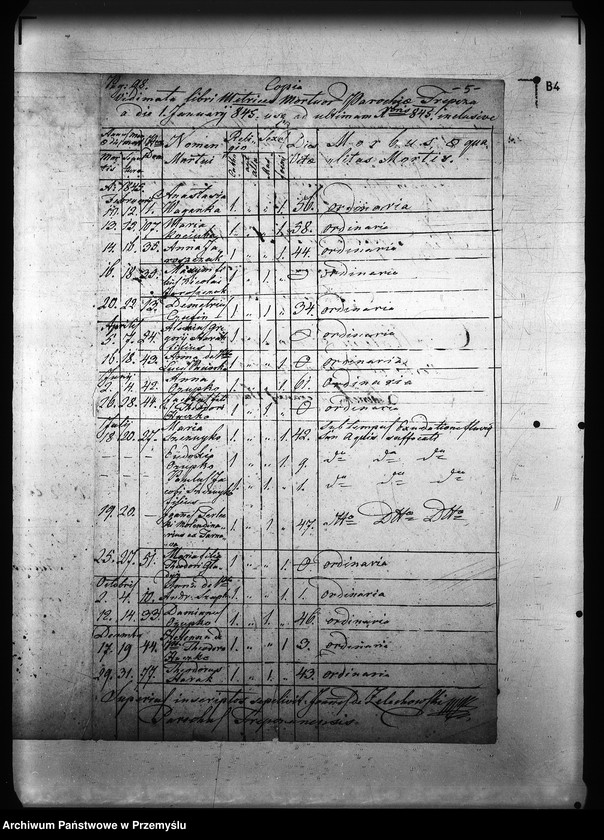 Obraz 9 z jednostki "[Kopie ksiąg metrykalnych parafii Międzybród (dekanat Sanok)]"