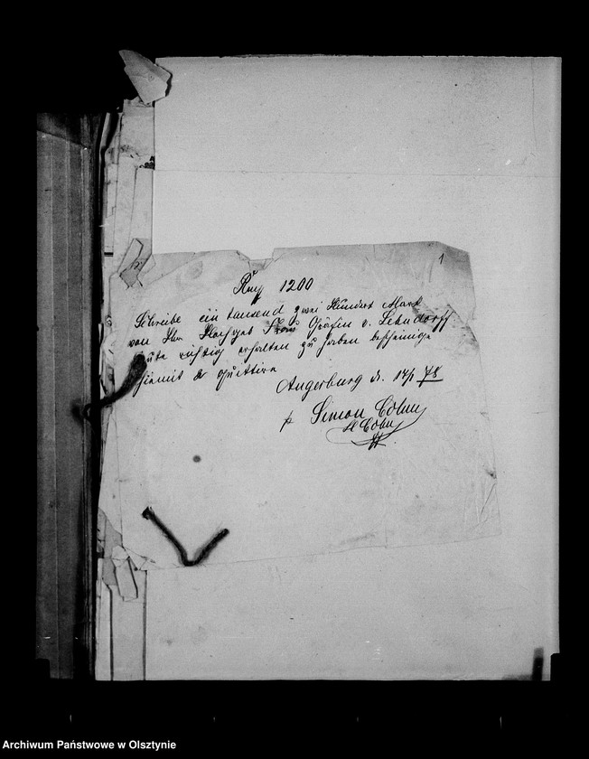 image.from.unit.number "/Korrespondenz, Rechnungen u. Bilanzen der Firma Louis Kolmar, Rastenburg, für Dr. Stieger, Verwalter von Rehsau/"