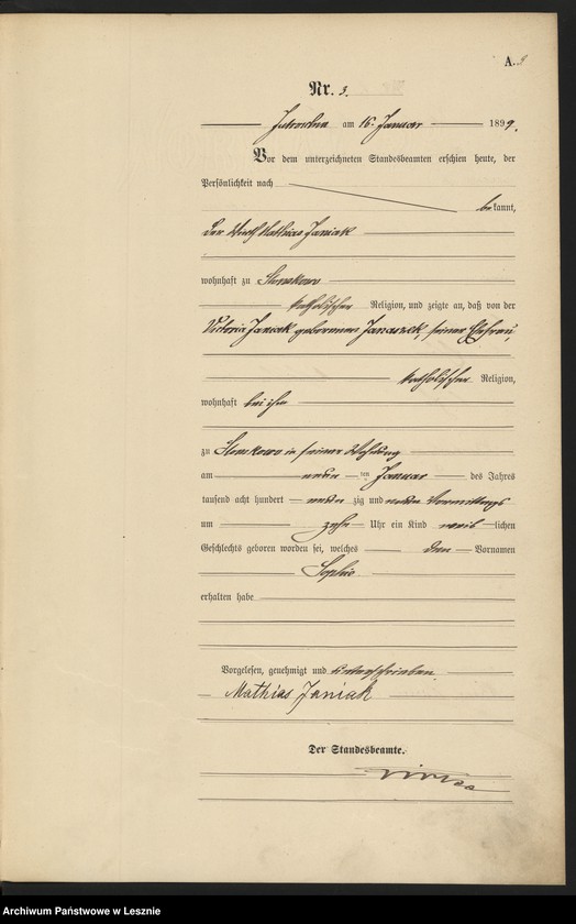 Obraz 6 z jednostki "[Księga urodzeń]"