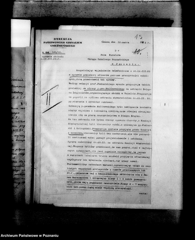 Obraz 17 z jednostki "Państwowe Gimnazjum imienia Bolesława Chrobrego- Gniezno"