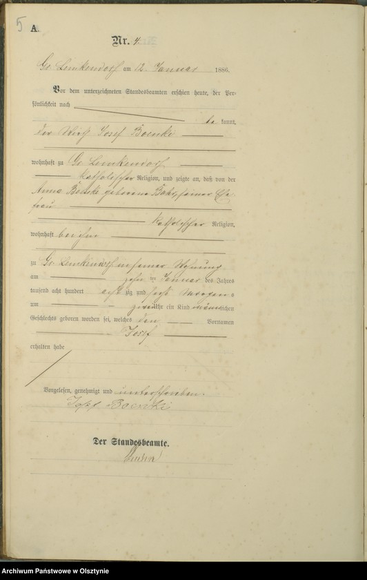 image.from.unit.number "Geburts-Haupt-Register Nr 1 - 129"