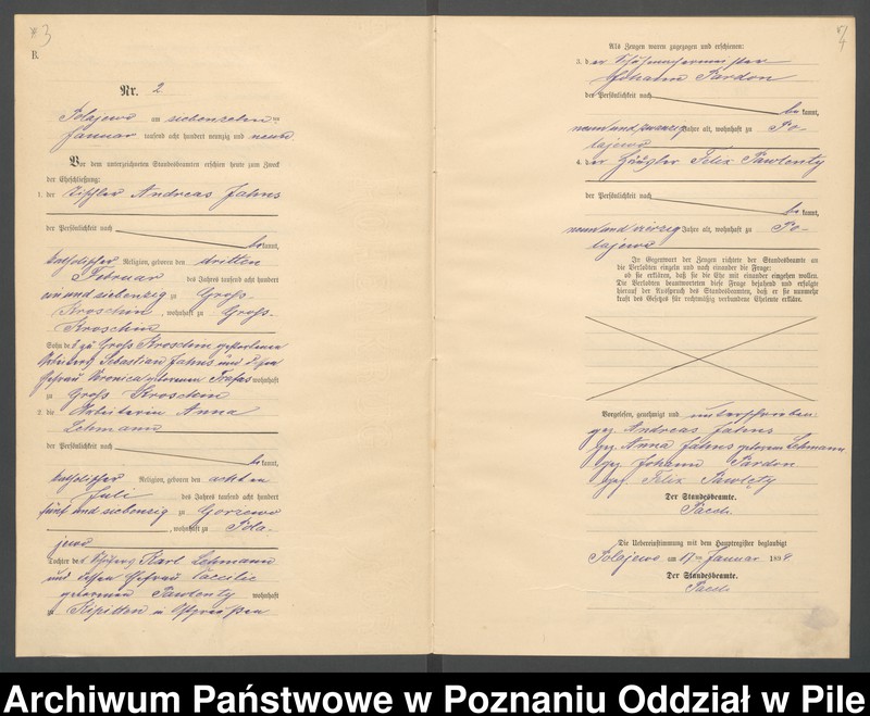 Obraz 5 z jednostki "Księga małżeństw"